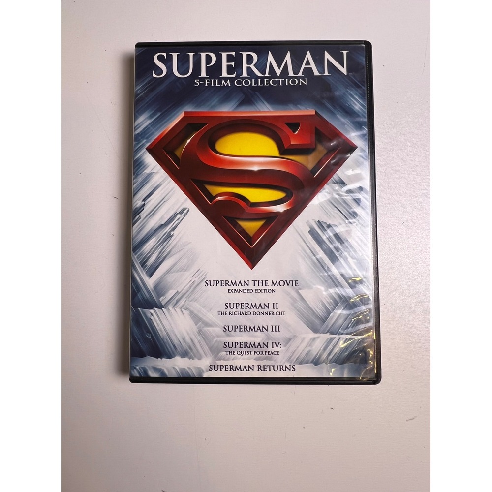 Superman 5-Film Collection DVD Deluxe 5-Disc Set Christopher Reeve Brandon Routh